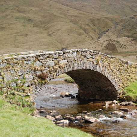An old stone bridge